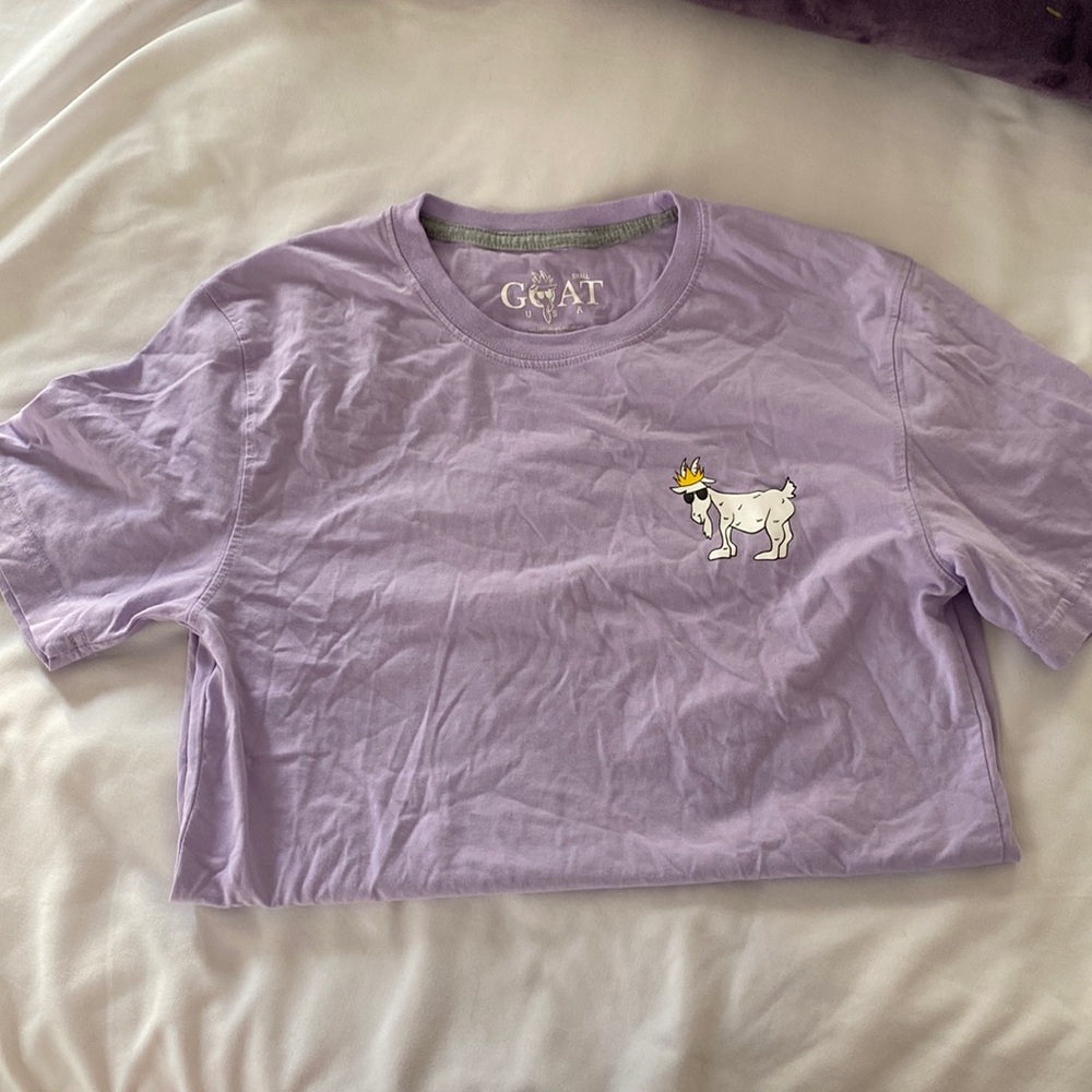 GOAT purple women’s tee